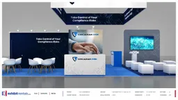 20x40 Île booth design by Exhibit-Rentals
